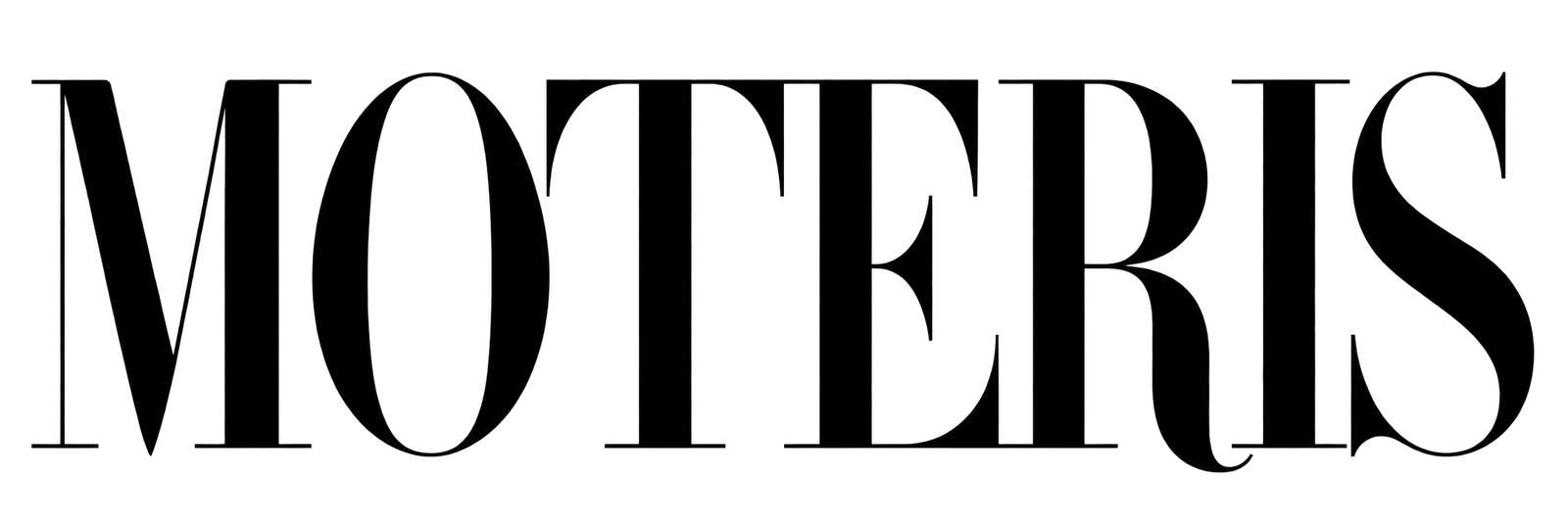 MOTERIS Elegant Serif Wordmark